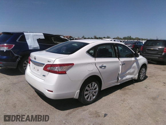 2014 Nissan Sentra SV z VIN 3N1AB7AP8EL652901, wystawiony jako IAAI lot #36382782 z przebiegiem 133 256 mil mil oraz . Historia ofert i sprzedaży dostępna na DreamBid. Obrazek 4.