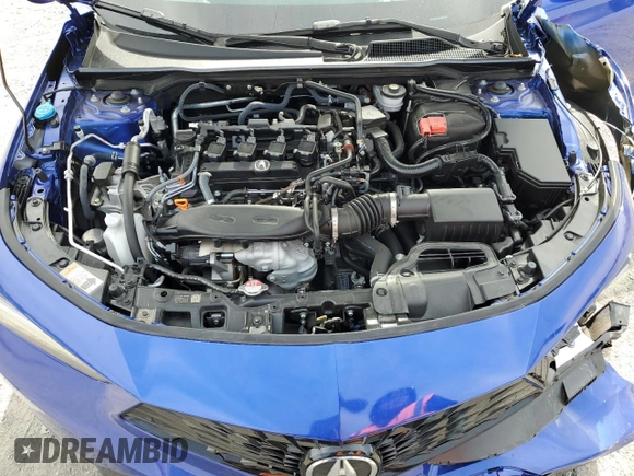 2023 Acura Integra w/A-Spec Package with VIN 19UDE4H37PA018431, listed as a Copart auction lot 49478415 with 15,168 mi miles and Salvage Title. Bid and sale history available at DreamBid. Image 12.