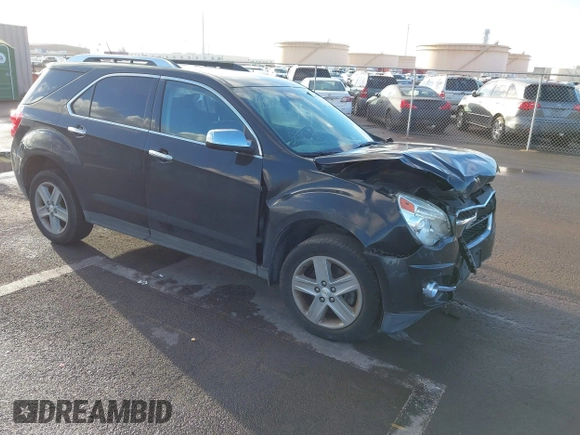 2015 Chevrolet Equinox LTZ with VIN 2GNALDEK7F6385870, listed as a IAAI auction lot 41697939 with 80,640 mi miles. Bid and sale history available at carsss.com. Image 1.
