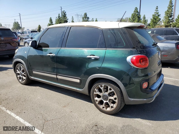 2014 FIAT 500L Trekking with VIN ZFBCFADH7EZ008751, listed as a Copart auction lot 73243514 with 83,503 mi miles and Salvage Title. Bid and sale history available at carsss.com. Image 2.