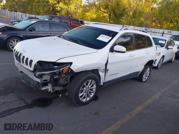 2019 Jeep Cherokee Latitude with VIN 1C4PJMCX0KD104155, listed as a IAAI auction lot 40647860 with 125,802 mi miles. Bid and sale history available at carsss.com. Image 17.