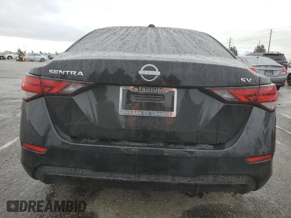 2024 Nissan Sentra SV with VIN 3N1AB8CV9RY295058, listed as a Copart auction lot 48817195 with 8,539 mi miles and Salvage Title. Bid and sale history available at carsss.com. Image 6.