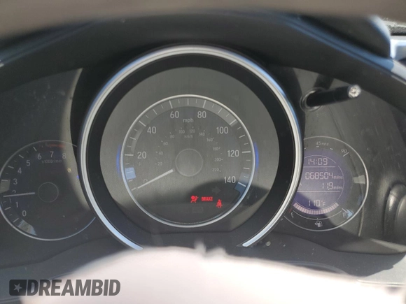 2017 Honda Fit EX with VIN 3HGGK5G73HM707032, listed as a Copart auction lot 58048025 with 68,504 mi miles and Salvage title. Bid and sale history available at DreamBid. Image 9.