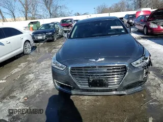 2017 Genesis G90 5.0L Ultimate with VIN KMHG54JH0HU023614, listed as a Copart auction lot 46074205 with 83,591 mi miles and Salvage Title. Bid and sale history available at carsss.com. Image 11.