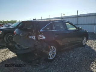 2017 Acura RDX with VIN 5J8TB4H38HL038049, listed as a Copart auction lot 46052445 with Not provided miles and Salvage title. Bid and sale history available at DreamBid. Image 3.