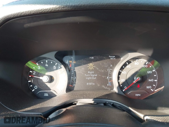 2024 Jeep Compass Latitude with VIN 3C4NJDBN8RT592122, listed as a IAAI auction lot 42375753 with 8,187 mi miles and . Bid and sale history available at DreamBid. Image 7.