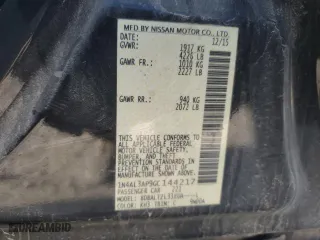 2016 Nissan Altima 2.5 SL with VIN 1N4AL3AP9GC144217, listed as a Copart auction lot 44315315 with 0 mi miles and Salvage Title. Bid and sale history available at carsss.com. Image 14.