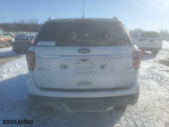 2018 Ford Explorer Platinum with VIN 1FM5K8HT2JGC70848, listed as a Copart auction lot 45092125 with 115,884 mi miles and Salvage Title. Bid and sale history available at carsss.com. Image 6.