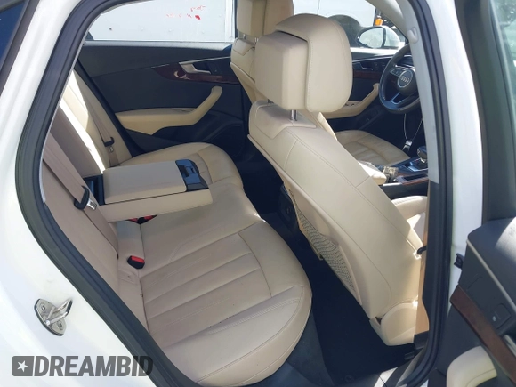 2017 Audi A4 Premium with VIN WAUGNAF4XHN004732, listed as a IAAI auction lot 41687605 with 102,191 mi miles. Bid and sale history available at carsss.com. Image 8.