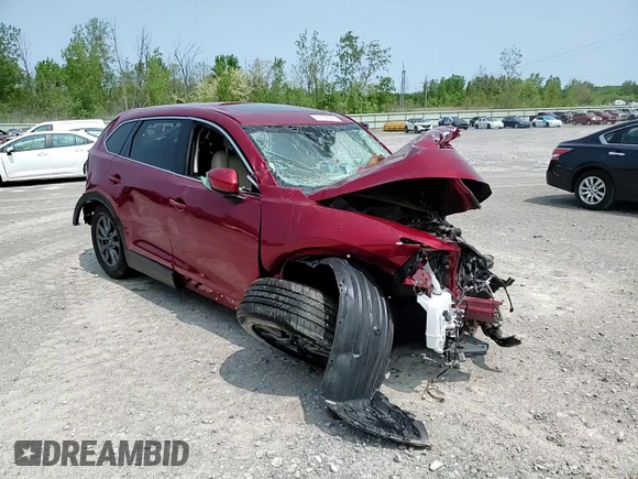 2020 Mazda CX-9 Touring with VIN JM3TCBCY4L0407946, listed as a Copart auction lot 59199245 with Not provided miles and Non repairable. Bid and sale history available at DreamBid. Image 15.