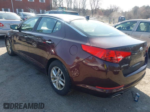2013 Kia Optima LX with VIN 5XXGM4A78DG193265, listed as a IAAI auction lot 41940958 with 108,284 mi miles. Bid and sale history available at carsss.com. Image 3.