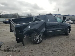 2024 Ram 1500 Limited with VIN 1C6SRFHT0RN171404, listed as a Copart auction lot 77973754 with 710 mi miles and Salvage title. Bid and sale history available at DreamBid. Image 3.