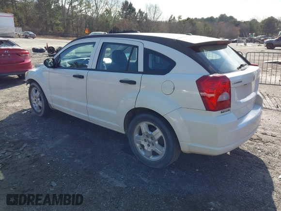 2008 Dodge Caliber SE with VIN 1B3HB28BX8D740658, listed as a IAAI auction lot 41595071 with 75,902 mi miles. Bid and sale history available at carsss.com. Image 3.