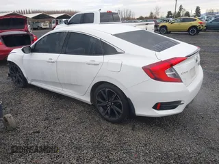 2020 Honda Civic Sedan Sport with VIN 19XFC2F87LE216756, listed as a IAAI auction lot 41640875 with 45,666 mi miles. Bid and sale history available at carsss.com. Image 3.