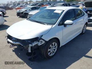 2024 Toyota Corolla LE with VIN JTDB4MEE9RJ016648, listed as a IAAI auction lot 42328776 with 25,915 mi miles and . Bid and sale history available at DreamBid. Image 2.