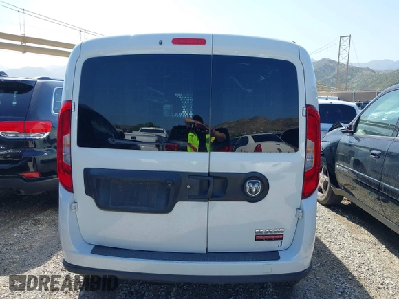 2022 Ram ProMaster City Cargo Tradesman with VIN ZFBHRFAB0N6W48747, listed as a IAAI auction lot 42148505 with 66,844 mi miles and . Bid and sale history available at DreamBid. Image 16.