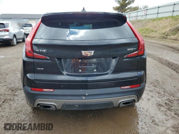 2020 Cadillac XT4 AWD Premium Luxury with VIN 1GYFZDR44LF051848, listed as a Copart auction lot 53104295 with 23,339 mi miles and Salvage Title. Bid and sale history available at DreamBid. Image 6.
