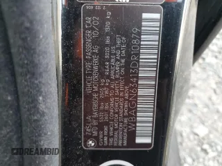 2003 BMW 7 Series 745Li with VIN WBAGN63413DR10879, listed as a Copart auction lot 84245774 with Not Provided miles and Clean Title. Bid and sale history available at DreamBid. Image 12.