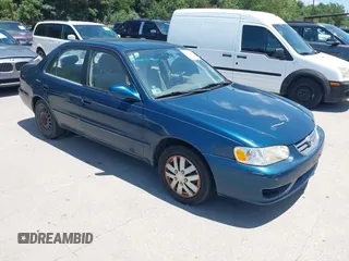 2001 Toyota Corolla CE with VIN 1NXBR12E21Z437999, listed as a IAAI auction lot 42623163 with 114,961 mi miles and . Bid and sale history available at DreamBid. Image 1.
