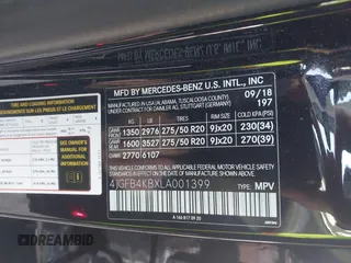 2020 Mercedes-Benz GLE 350 z VIN 4JGFB4KBXLA001399, wystawiony jako IAAI lot #41812388 z przebiegiem 37 400 mil mil oraz . Historia ofert i sprzedaży dostępna na DreamBid. Obrazek 9.