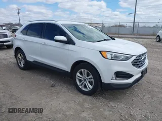 2019 Ford Edge SEL with VIN 2FMPK4J91KBB15166, listed as a IAAI auction lot 42018927 with 131,732 mi miles. Bid and sale history available at carsss.com. Image 1.