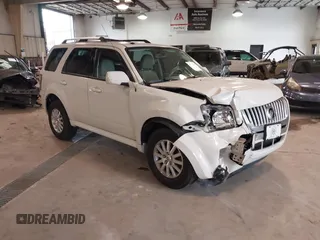 2010 Mercury Mariner Premier with VIN 4M2CN8HGXAKJ00279, listed as a IAAI auction lot 41748487 with 116,565 mi miles. Bid and sale history available at carsss.com. Image 1.