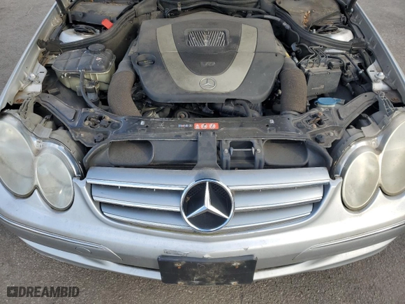 2007 Mercedes-Benz CLK-Class 3.5L with VIN WDBTK56F67F229711, listed as a Copart auction lot 83255084 with 83,032 mi miles and Clean Title. Bid and sale history available at carsss.com. Image 11.