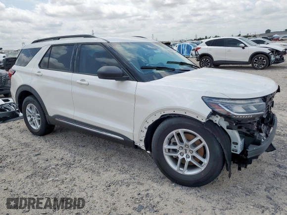 2025 Ford Explorer Active with VIN 1FMUK7DH3SGB30316, listed as a Copart auction lot 57450735 with 509 mi miles and Salvage title. Bid and sale history available at DreamBid. Image 4.