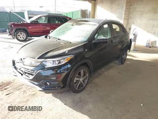 2022 Honda HR-V EX-L with VIN 3CZRU6H75NM705729, listed as a IAAI auction lot 41305988 with 27,789 mi miles. Bid and sale history available at carsss.com. Image 18.