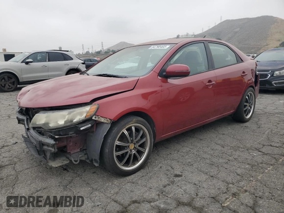 2011 Kia Forte EX with VIN KNAFU4A26B5378039, listed as a Copart auction lot 54790465 with 181,104 mi miles and Salvage Title. Bid and sale history available at carsss.com. Image 1.
