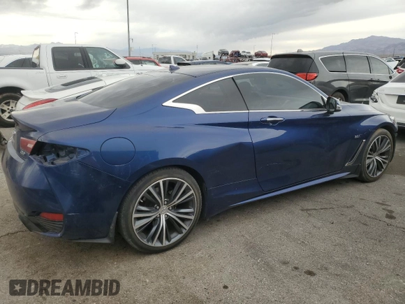 2019 Infiniti Q60 3.0t LUXE with VIN JN1EV7EK8KM230894, listed as a Copart auction lot 48397145 with 51,602 mi miles and Salvage Title. Bid and sale history available at carsss.com. Image 3.