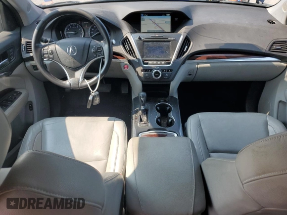 2014 Acura MDX Technology with VIN 5FRYD3H4XEB005620, listed as a Copart auction lot 57962935 with 229,452 mi miles and Salvage title. Bid and sale history available at DreamBid. Image 8.