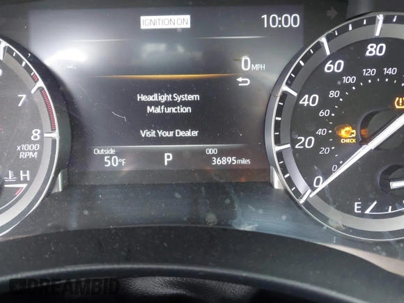 2022 Toyota Highlander XLE with VIN 5TDGZRBH6NS591080, listed as a IAAI auction lot 42271952 with 36,895 mi miles and . Bid and sale history available at DreamBid. Image 16.
