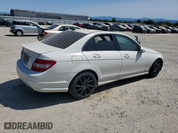 2010 Mercedes-Benz C 350 Sport with VIN WDDGF5GB9AR114616, listed as a Copart auction lot 62102435 with 186,707 mi miles and Clean title. Bid and sale history available at DreamBid. Image 3.