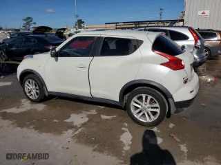 2012 Nissan Juke S with VIN JN8AF5MR9CT102140, listed as a Copart auction lot 48008985 with 167,289 mi miles and Salvage Title. Bid and sale history available at carsss.com. Image 2.