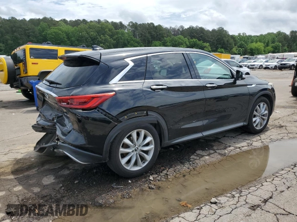2019 Infiniti QX50 Essential with VIN 3PCAJ5M14KF110135, listed as a Copart auction lot 53288415 with 155,063 mi miles and Salvage title. Bid and sale history available at DreamBid. Image 3.