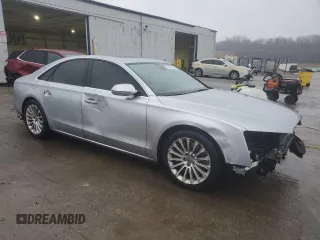 2015 Audi A8 z VIN WAUJGAFD0FN010021, wystawiony jako Copart lot #86861684 z przebiegiem 112 697 mil mil oraz Szkoda całkowita • Salvage title. Historia ofert i sprzedaży dostępna na DreamBid. Obrazek 4.