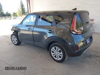 2023 Kia Soul LX with VIN KNDJ23AU6P7198389, listed as a IAAI auction lot 42057844 with 34,586 mi miles. Bid and sale history available at carsss.com. Image 3.