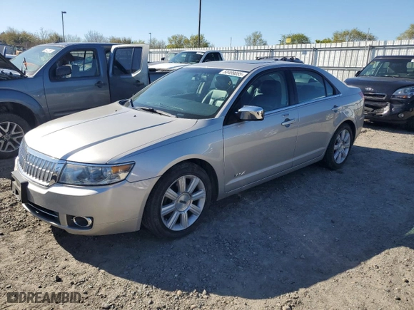 2007 Lincoln MKZ with VIN 3LNHM26T77R655556, listed as a Copart auction lot 50499085 with 204,112 mi miles and Salvage Title. Bid and sale history available at carsss.com. Image 1.