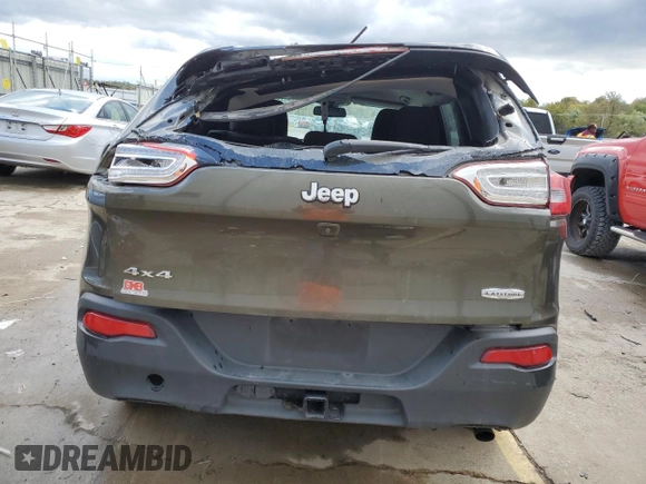 2015 Jeep Cherokee Latitude with VIN 1C4PJMCS7FW636386, listed as a Copart auction lot 75179484 with 169,815 mi miles and Non Repairable. Bid and sale history available at DreamBid. Image 6.