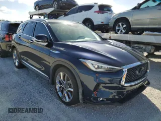 2019 Infiniti QX50 LUXE with VIN 3PCAJ5M14KF108384, listed as a Copart auction lot 66696472 with 0 mi miles. Bid and sale history available at carsss.com. Image 1.