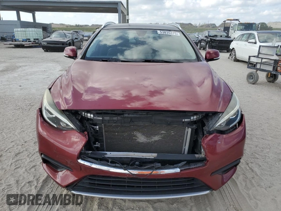 2018 Infiniti QX30 with VIN SJKCH5CP5JA002430, listed as a Copart auction lot 53835375 with 58,187 mi miles and Salvage title. Bid and sale history available at DreamBid. Image 5.