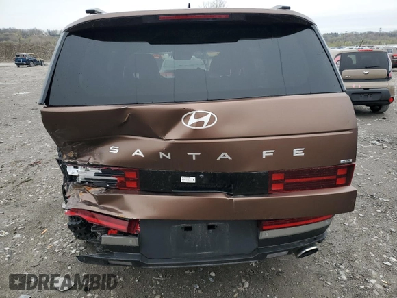 2024 Hyundai Santa Fe Limited z VIN 5NMP4DGL1RH030440, wystawiony jako Copart lot #51807025 z przebiegiem 6 988 mil mil oraz Szkoda całkowita • Salvage title. Historia ofert i sprzedaży dostępna na DreamBid. Obrazek 6.