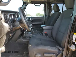 2018 Jeep Wrangler Unlimited Sport S with VIN 1C4HJXDG6JW145865, listed as a Copart auction lot 59041465 with 93,513 mi miles and Salvage title. Bid and sale history available at DreamBid. Image 7.