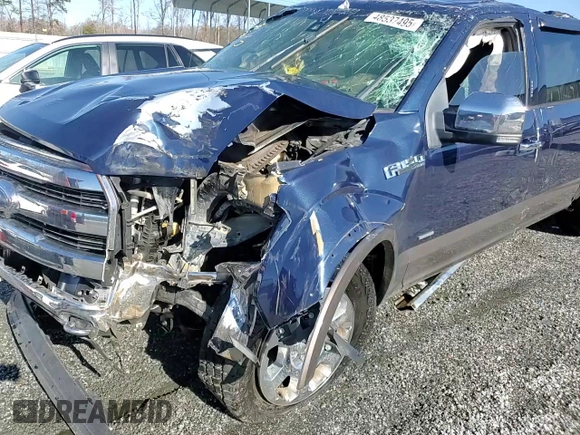 2015 Ford F-150 XLT with VIN 1FTEW1EG2FKE61004, listed as a Copart auction lot 48537495 with 224,021 mi miles and Salvage Title. Bid and sale history available at carsss.com. Image 13.