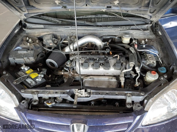 2002 Honda Civic EX with VIN 1HGES26722L043922, listed as a Copart auction lot 44972435 with 489,069 mi miles and Salvage Title. Bid and sale history available at carsss.com. Image 11.