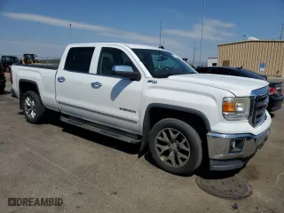 2014 GMC Sierra 1500 SLT with VIN 3GTU2VEC0EG188713, listed as a Copart auction lot 53712365 with 183,861 mi miles and Salvage Title. Bid and sale history available at carsss.com. Image 4.