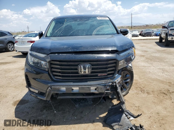 2023 Honda Ridgeline Sport with VIN 5FPYK3F11PB043473, listed as a Copart auction lot 62365625 with 31,031 mi miles and Salvage title. Bid and sale history available at DreamBid. Image 5.