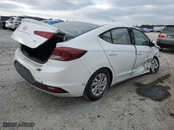 2020 Hyundai Elantra SE with VIN 5NPD74LF3LH588813, listed as a Copart auction lot 78063584 with 61,770 mi miles and Clean Title. Bid and sale history available at carsss.com. Image 3.