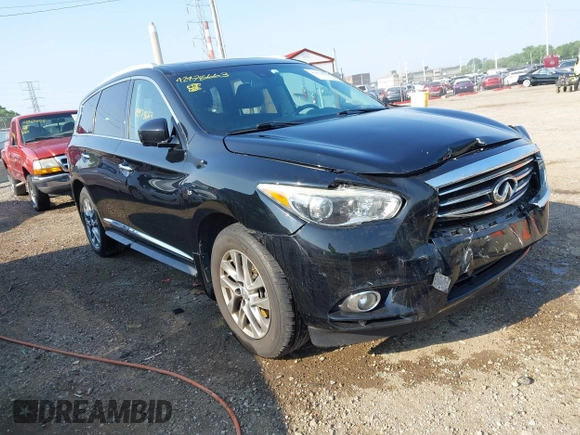 2015 Infiniti QX60 with VIN 5N1AL0MM7FC529408, listed as a IAAI auction lot 42478663 with 106,566 mi miles and . Bid and sale history available at DreamBid. Image 1.